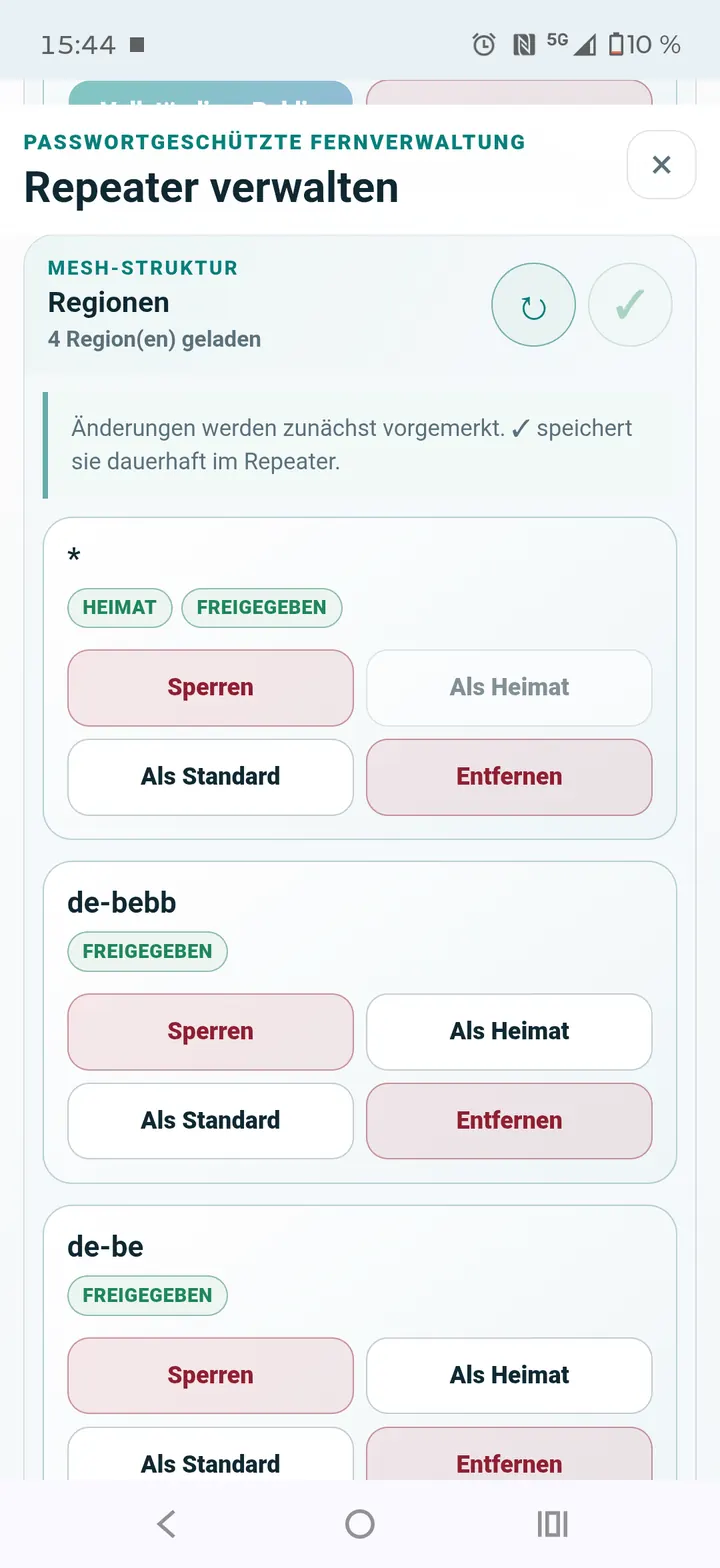 Regionen als Verwaltungskarten