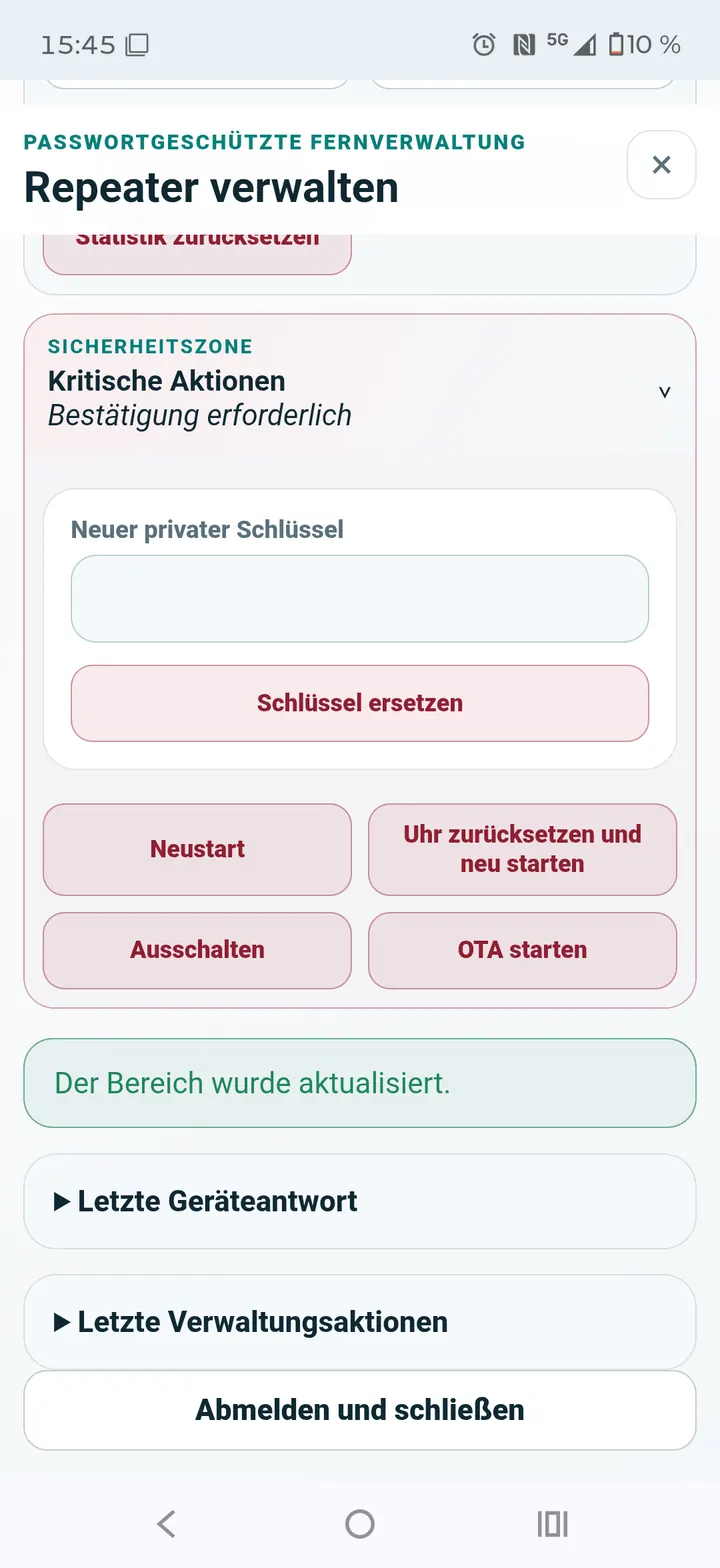 Kritische Aktionen mit Bestätigung